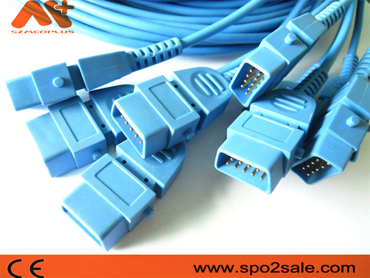 Καλώδιο φορμών καλωδίων CSI Siemens Spo2 επέκτασης BCI Nellcor Spo2