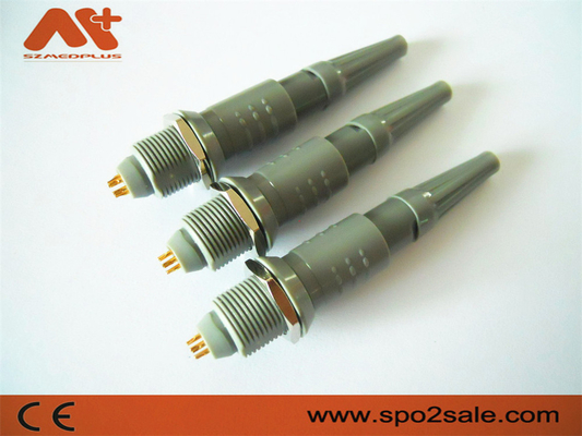 1P Pull Push 6Pin πλαστική πρίζα Γκρίζο Σκηνάκι Γκρίζο μανίκι για συνδέσμους ιατρικών συσκευών με καλώδιο 5,00 mm