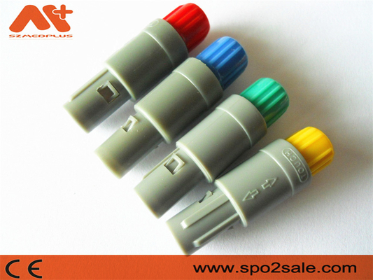 1P Pull Push 6Pin πλαστική πρίζα Γκρίζο Σκηνάκι Γκρίζο μανίκι για συνδέσμους ιατρικών συσκευών με καλώδιο 5,00 mm