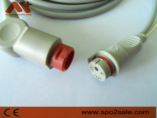 Καλώδιο 684081 μετατροπέων του BD Philips Ibp καρφίτσα HP 12 για το υπομονετικό όργανο ελέγχου
