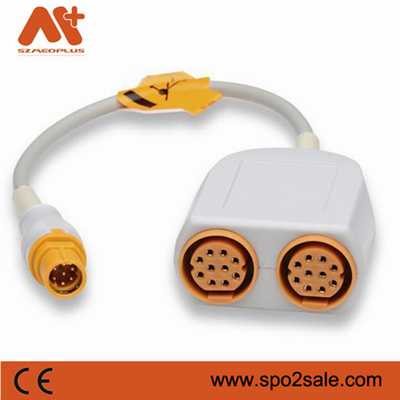 Συμβατό IBP καλώδιο 7Pin προσαρμοστών Draeger σε διπλό 10Pin