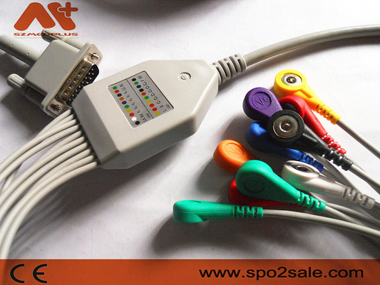 Θραύση καλωδίων AHA μηχανών καλωδίων 9293-033-50 Ecg μολύβδου της Philips Ecg