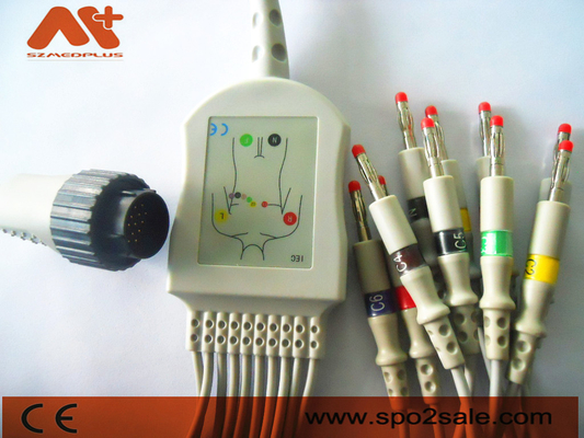 Kenz PC-104 καλώδιο 16 EKG καλώδιο καρφιτσών για Kanz 103, 106, 107, 1201, 302, 303