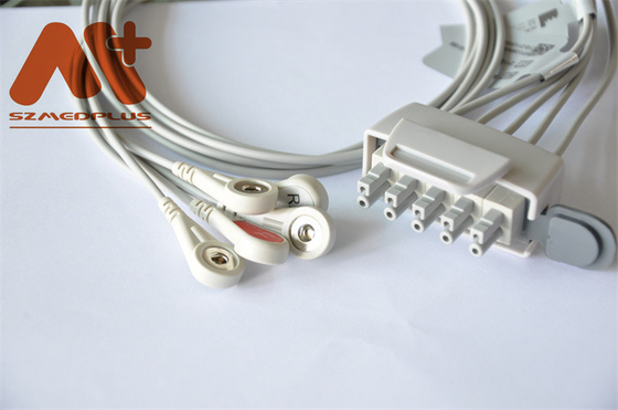 M2592A Philips 5 καλώδια μολύβδου τηλεμετρίας cού καλωδίων μολύβδου ECG για το υπομονετικό όργανο ελέγχου