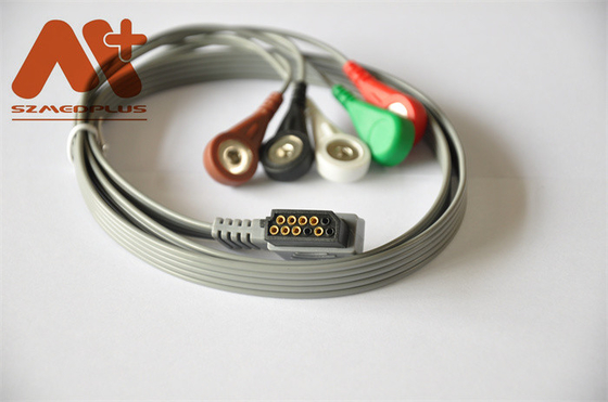 Συμβατό ECG Holter καλώδιο 989803157491 της Philips θραύση 5 μολύβδου