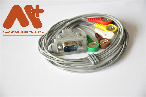 ISO13485 5 DMS καλωδίων Holter μολύβδου DMS Cardioscan Leadwire - 20200084