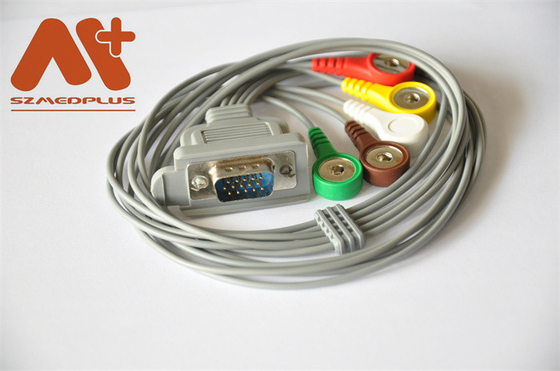 ISO13485 5 DMS καλωδίων Holter μολύβδου DMS Cardioscan Leadwire - 20200084