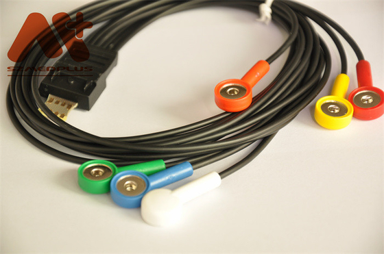 Καλώδιο Holter 6 Schiller ECG ODM ΑΜ καλωδίων μολύβδου - υπομονετικό όργανο ελέγχου 101 Uesd