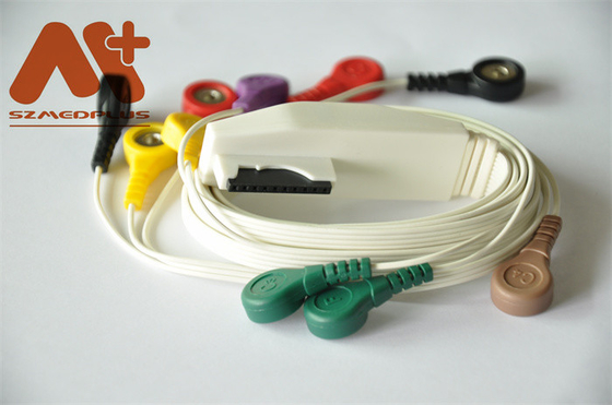 Mortara 10 IEC καλωδίων μολύβδου ECG - 9293-017-50 για το όργανο καταγραφής Holter