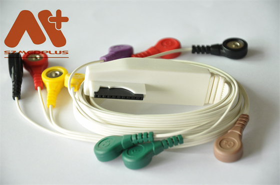 Mortara 10 IEC καλωδίων μολύβδου ECG - 9293-017-50 για το όργανο καταγραφής Holter