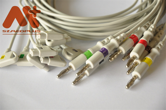 Συμβατό EKG καλώδιο 10 cCfs 989803129161 της Philips μολύβδου για την μπανάνα 4,0