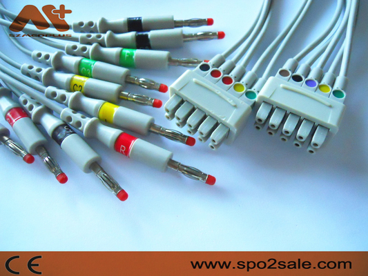 11 καρφίτσα Γερμανία Marquette EKG Leadwire 10 μπανάνα μολύβδου - 38401816