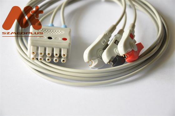 Καλώδιο 3 υγειονομική περίθαλψη Marquette 412682-001 AHA Ecg της Γερμανίας συνδετήρων μολύβδου