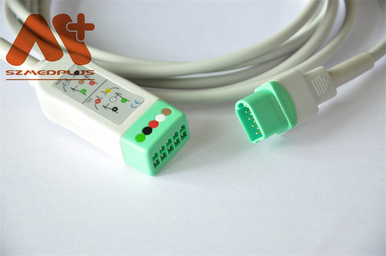 Συμβατό καλώδιο 2.5M 0012-00-1745-01 κορμών Mindray ECG Datascope