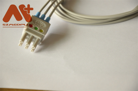 Συμβατό σύστημα 3 συνδετήρας ECG Leadwire Spacelabs μολύβδου - 700-0006-01