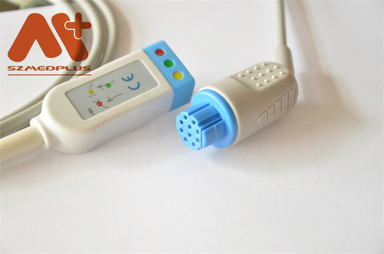 Datex cού καλώδιο 10 καρφίτσα 3 μόλυβδος 545300 Ohmeda ECG για AS/3 CS/3 Cardiocap Ι