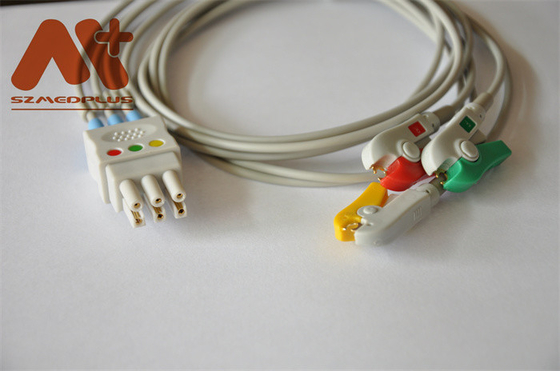 Datex συμβατό σύστημα 3 συνδετήρας ECG Leadwire Ohmeda μολύβδου - 545315