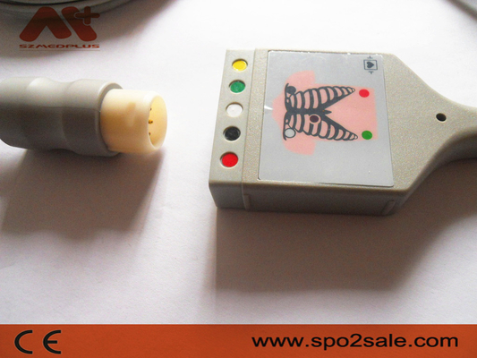 Συμβατό καλώδιο κορμών 5 μολύβδου ECG της Philips - M1610A