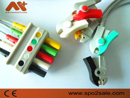 Συμβατό σύστημα 5 μόλυβδος ECG Leadwire Draeger - MP03413