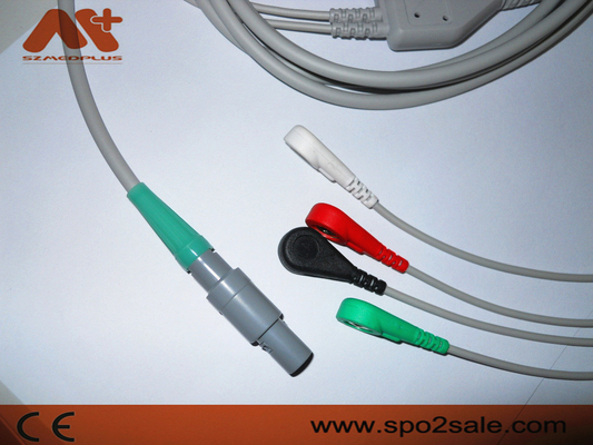 Το Petas 165R, 260R, 300, Κ-250, συμβατός μόλυβδος 4 KMA160R αιφνιδιαστικός άμεσος-συνδέει το καλώδιο ECG