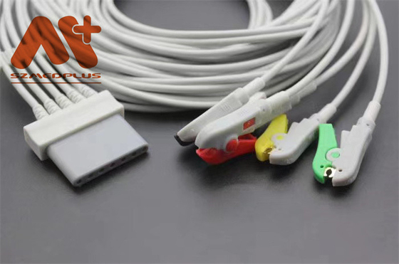 Καλώδιο μολύβδου ECG Λουξεμβούργο 5 Schiller με τα leadwires