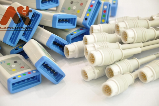 5 υπομονετικό καλώδιο 12 καρφίτσα Philips M1668A μολύβδου ECG για το υπομονετικό όργανο ελέγχου