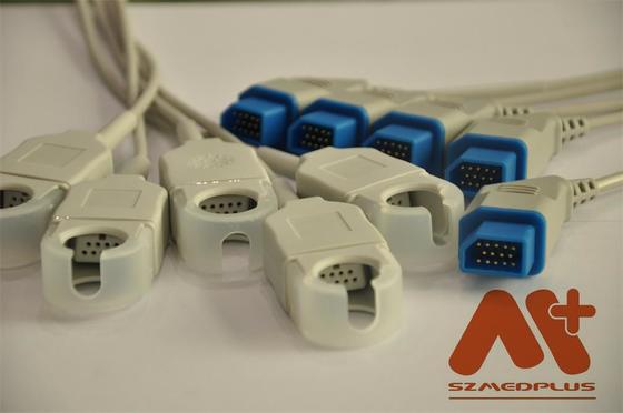 Συμβατό SpO2 Nihon καλώδιο προσαρμοστών Kohden - jl-900P